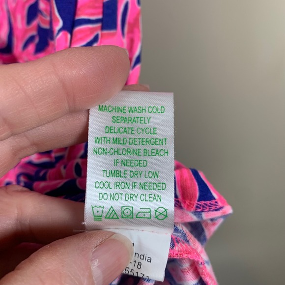 Lilly Pulitzer Mini Essie Did You Catch That Dress Girls Size XL - Picture 8 of 10